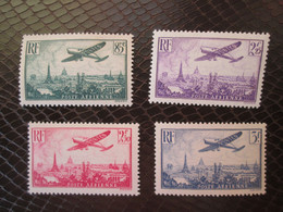 Lot De 4 Timbres Poste Aerienne Numero 8,10,11,12 - 1927-1959 Neufs