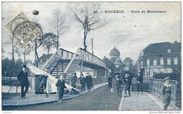 ROUBAIX ..-- 59 . NORD ..-- Pont De Mouveaux . Vers PERUWELZ , Belgique . Voir Verso . - Roubaix