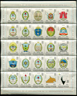 Argentine    25 Valeurs ** Se Tenant En Feuille - Unused Stamps