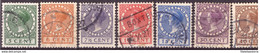 Pays-Bas 1926/1941 - Oblitéré - Wilhelmine - Michel Nr. 178-180 182 184 188 190 (ned317) - Usati