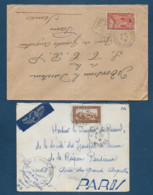 MAROC  -   8 Enveloppes - Briefe U. Dokumente