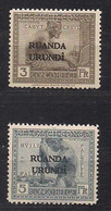 Ruanda-Urundi 1924 OCBn° 59-60 (*) MLH Cote 17,50 € - Nuevos