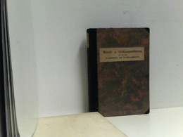 Dienst- Und Vollzugsordnung Für Die Bayerischen Strafanstalten Und Gerichtsgefängniss Vom 15. März 1924 - Rechten