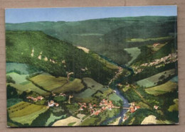 CPSM SUISSE - GOUMOIS - En Avion Au-dessus De... - Jolie Vue Générale Du Village - Goumois