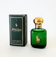 Miniatures De Parfum    POLO  De  RALPH  LAUREN  EDT  7  Ml  + BOITE - Miniaturen Flesjes Heer (met Doos)