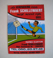 Verpakking Frank Schillewaert Paper Karton ZEDELGEM Autocollant Sticker Football - Pegatinas