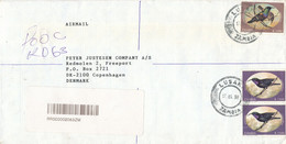 Zambia Registered Cover Sent Air Mail To Denmark 17-4-1998 Topic Stamps - Zambie (1965-...)