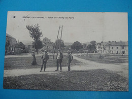 87 ) Bersac - Place Du Champ De Foire  Année 1914 - EDIT : Hirondelle - Other Municipalities
