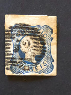 PORTUGAL  SG 21  25 R  Blue  FU - Used Stamps