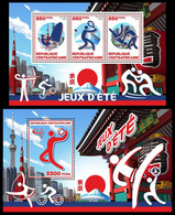 CENTRAL AFRICA 2021 - Olympic Games In Tokyo, M/S + S/S. Official Issue [CA210825] - Zomer 2020: Tokio