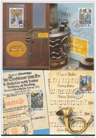 Suède 1986 - 4 Cartes Maximum - Expositions Philatéliques - Poste - Michel Nr. 1399-1402 Série Complète (max145) - Cartes-maximum (CM)