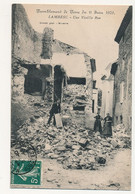 CPA -LAMBESC (B Du R) - Tremblement De Terre - 11 Juin 1909 - Une Vieille Rue - Lambesc