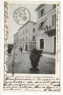 Cartolina Riolo Viale Del Corso Albergo E Ristorante Al Circolo Viaggiata 1902 - Ravenna