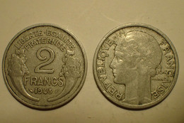 1948 - France - 2 FRANC, Morlon, Aluminium, - 2 Francs