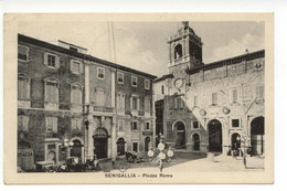 Cartolina Senigallia Piazza Roma Viaggiata 1931 Ancona - Ancona