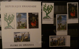 RWANDA : 1994 :   N° 1403 / 1406  ** + Bloc 109    - Cat.: 48€ - Nuevos