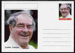 Palatine (Fantasy) Personalities - Freddie Trueman (cricket) Postal Stationery Card Unused And Fine - Cricket