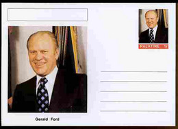 Palatine (Fantasy) Personalities - Gerald Ford (38th USA President) Postal Stationery Card Unused And Fine - Personnages