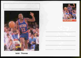 Palatine (Fantasy) Personalities - Isiah Thomas (basketball) Postal Stationery Card Unused And Fine - Baloncesto