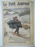 Le Petit Journal N°1052 - 15 JANVIER 1911 – ALPES LE FACTEUR A SKI - CONGO ELEPHANT DRESSE AU LABOUR - Le Petit Journal