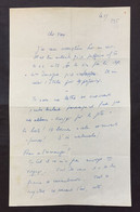 Louis-Ferdinand CÉLINE – Lettre Autographe Signée – Danemark Et Le « Voyage » - Autografi