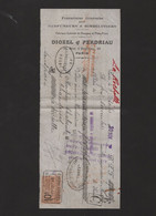 PARIS - Lettre De Change 1922 - Parfumeurs Et Bimbelotiers - DIOZEL & PERDRIAU - Bills Of Exchange