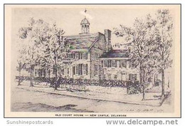 Delaware New Castle Old Court House Albertype - Other & Unclassified