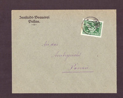 Deutsches Reich Weimar / MiNr 370 Auf Brief - Passau 1925 / Innstadt Brauerei - Altri & Non Classificati