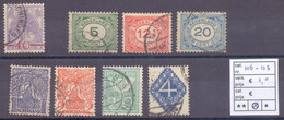 Nederland Gestempelde Serie/zegel 1924, NVPH 106-113 Zie Scan Voor De Stempels, Koopje - Usati