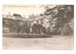 In The North Quadangle Sudeley Castle Used With Stamp 1940's Gloucestershire Postcard - Other & Unclassified