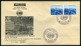 Turkey 1966 ISO Congress, International Standardisation | Special Cover, Ankara, May.16 - Cartas & Documentos