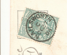 Nailsworth Thimble Postmark 1904 On A Woodchester Dominian Priory & Convent To  Miss Absey Weston Super Mare - Autres & Non Classés