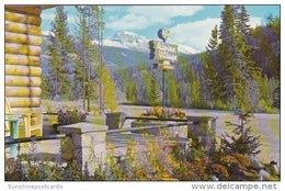 Canada View Of Mount Tekarra From Alpine Village Jasper National Park Alberta - Jasper