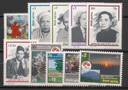 NEPAL - 1998 - N° Yv. 619 à 628 - Année Complète 1998 - Neuf Luxe ** / MNH / Postfrisch - Népal