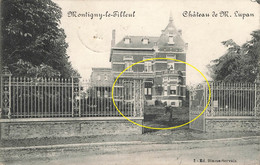 MONTIGNY-le-TILLEUL - Château De M. Lupan - Carte Circulé En 1913 - Montigny-le-Tilleul
