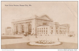 Missouri Kansas City New Union Station 1911 Real Photo - Kansas City – Missouri