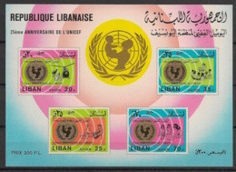 LIBAN - 1974 -  Bloc Feuillet BF N°Yv. 28 - UNICEF - Neuf Luxe ** / MNH / Postfrisch - Lebanon