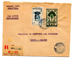 Lettre Recommandée Avion De Vohemar (10.12.1947) Pour Diego Suarez - Covers & Documents