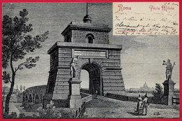 CPA Cartolina Postale ROMA Ponte Milvio - Pontes