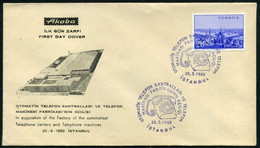 Turkey 1969 Factory Of The Automatical Telephone Centers And Telephone Machines | Special Cove, May 29 - Covers & Documents