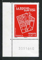 TIMBRE** De 2020 En Coin De Feuille "0,97 € - LA ROCHE-SUR-YON" - Unused Stamps