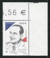 TIMBRE** De 2020 En Coin De Feuille "0,97 € - JACQUES CHIRAC" - Unused Stamps