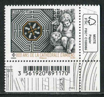 TIMBRE** Gommé De 2020 En Coin De Feuille "1,16 - 800 ANS DE LA CATHEDRALE D'AMIENS" - Unused Stamps