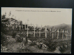 CIMETIERE DE GUERRIERS FRANCAIS A STOSWIHR                 VALLEE DU MUNSTER - Munster