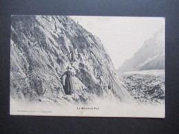 AK Frankreich Um 1905 Bergsteigen / Frau In Den Bergen Le Mauvais Pas Gs Tairraz Phot. Chamonix - Alpinisme