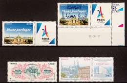 2017  N° 5142-5143-5144-5144A  Neufs** - Unused Stamps