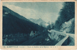 CPA ALBERTVILLE Route De Venthon Et Le Charvin (1194674) - Albertville