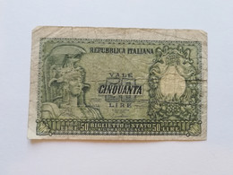 ITALIA 50 LIRE 1951 - 50 Lire