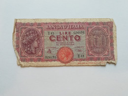 ITALIA 100 LIRE 1944 - 100 Lire