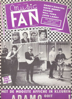 MUSIC-FAN  NR 62 VAN 10 - 4 - 1966  - ROLLING STONES -. NEDERLANDS  (MF 62 ) - Riviste & Giornali